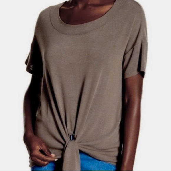 H by Bordeaux Tie Front Knit Top - Picture 2 of 4